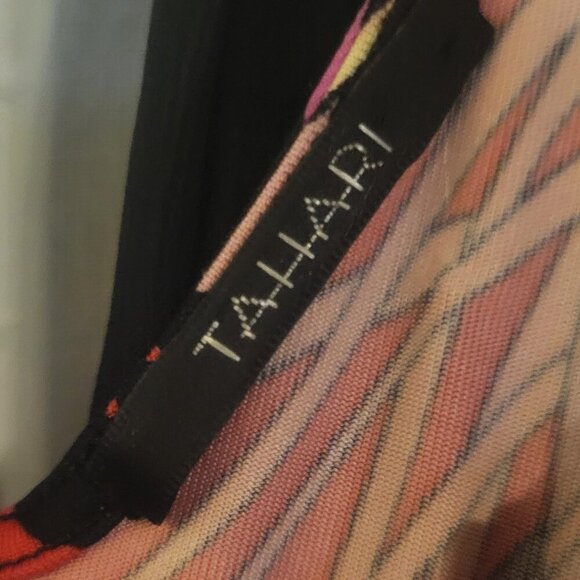 Tahari Stunning Bohemian Floral Halter Blouse - Size M - Picture 2 of 6